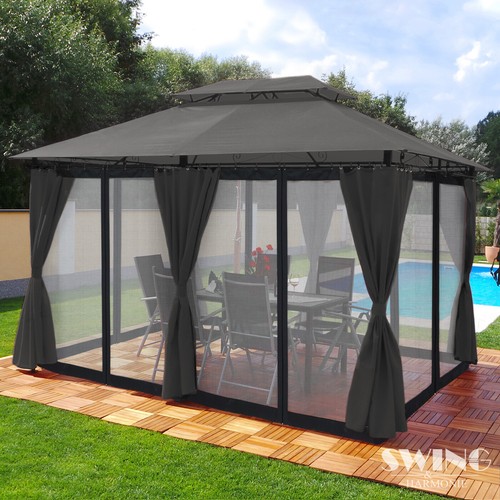 Led pavillon 3x4m - pavillon, garten