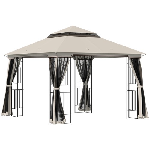 Gartenpavillon mit doppeldach - gartenpavillon,