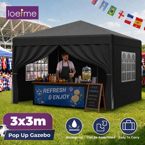 Pop partyzelt 3x3m pavillon - partyzelt,