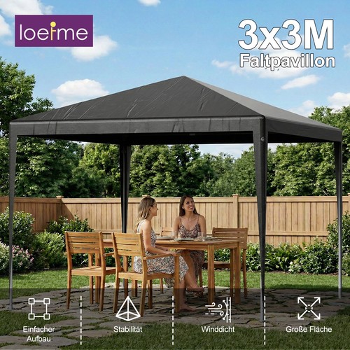 Pavillon 3x3m gartenpavillon - pavillon,
