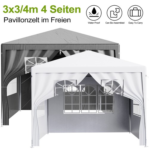 Loefme pavillon 3x3m 3x4m - 3x3m/3x4m, mit