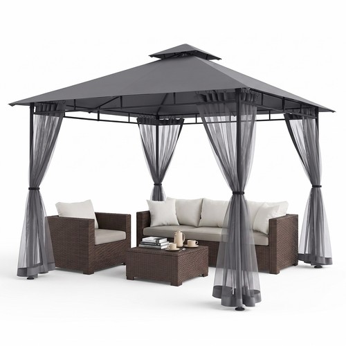 Pavillon 3x3m garten designer - garten,