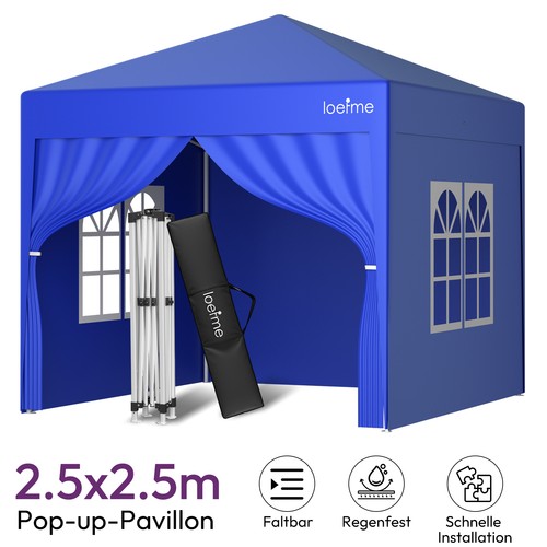 5x2 pop up - 2.5x2.5m, pavillon