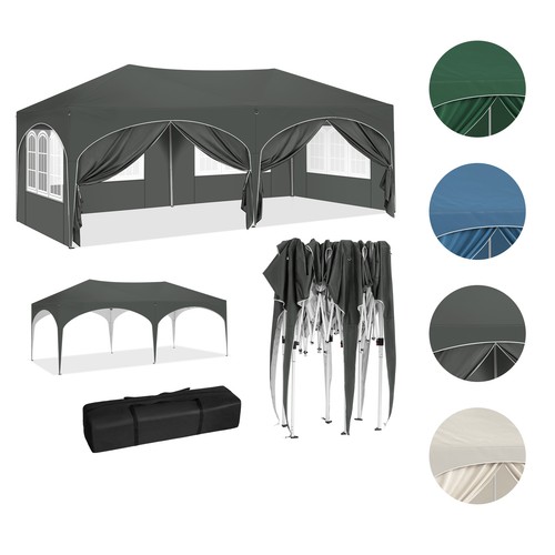 Faltpavillon 3x6m pop mit 6 - 3x6m,