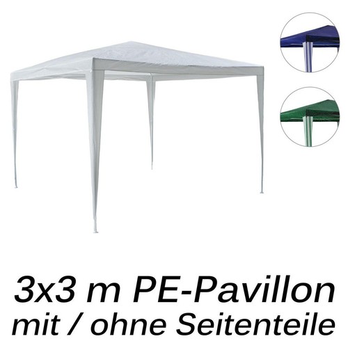 Pavillon 3x3m gartenzelt - pe,