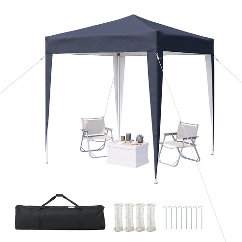 Pavillon 2x2m garten pop - 2x2m, up