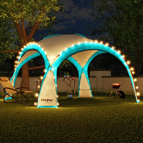 Led event pavillon partyzelt - led,