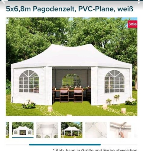 Gartenpavillon 5x6 pvc - gartenpavillon,